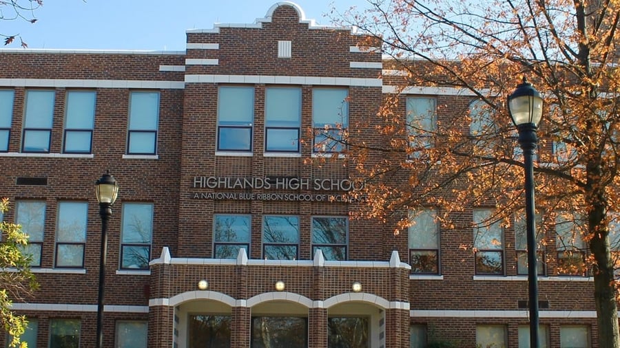 highlands KY high school exterior